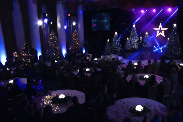 Скриншот анонса новогоднего концерта «Место встречи» на телеканале «Звезда» / Телевизионное обозрение