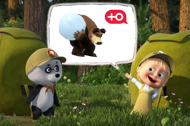 На канале «Ю» стартует показ популярного мультсериала «Маша и медведь» в новом утреннем семейном слоте